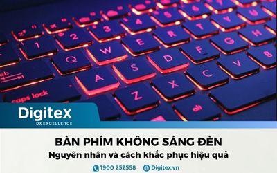 Nguyên nhân và cách khắc phục bàn phím không sáng đèn