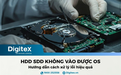 Hiện tượng HDD SDD không vào được OS và cách khắc phục
