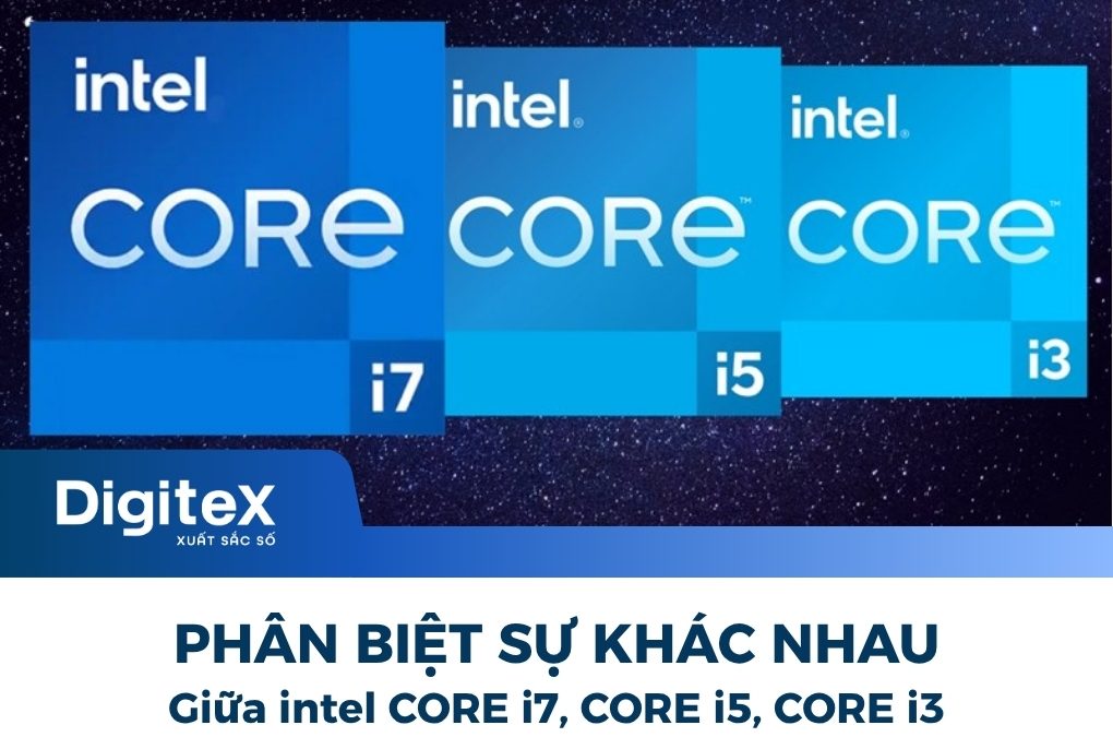 Sự khác nhau giữa Intel Core i3, i5 và i7?
