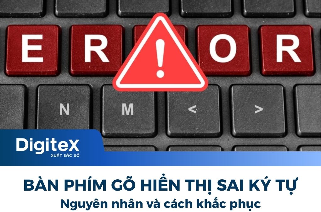 Nguyên nhân và cách khắc phục bàn phím gõ hiển thị sai ký tự