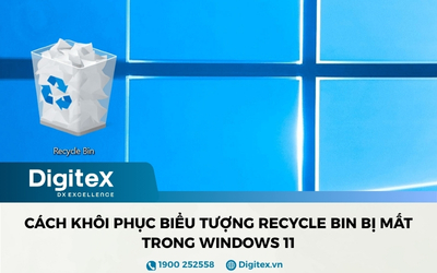 Cách khôi phục lại biểu tượng Recycle Bin bị mất trong Windows 11